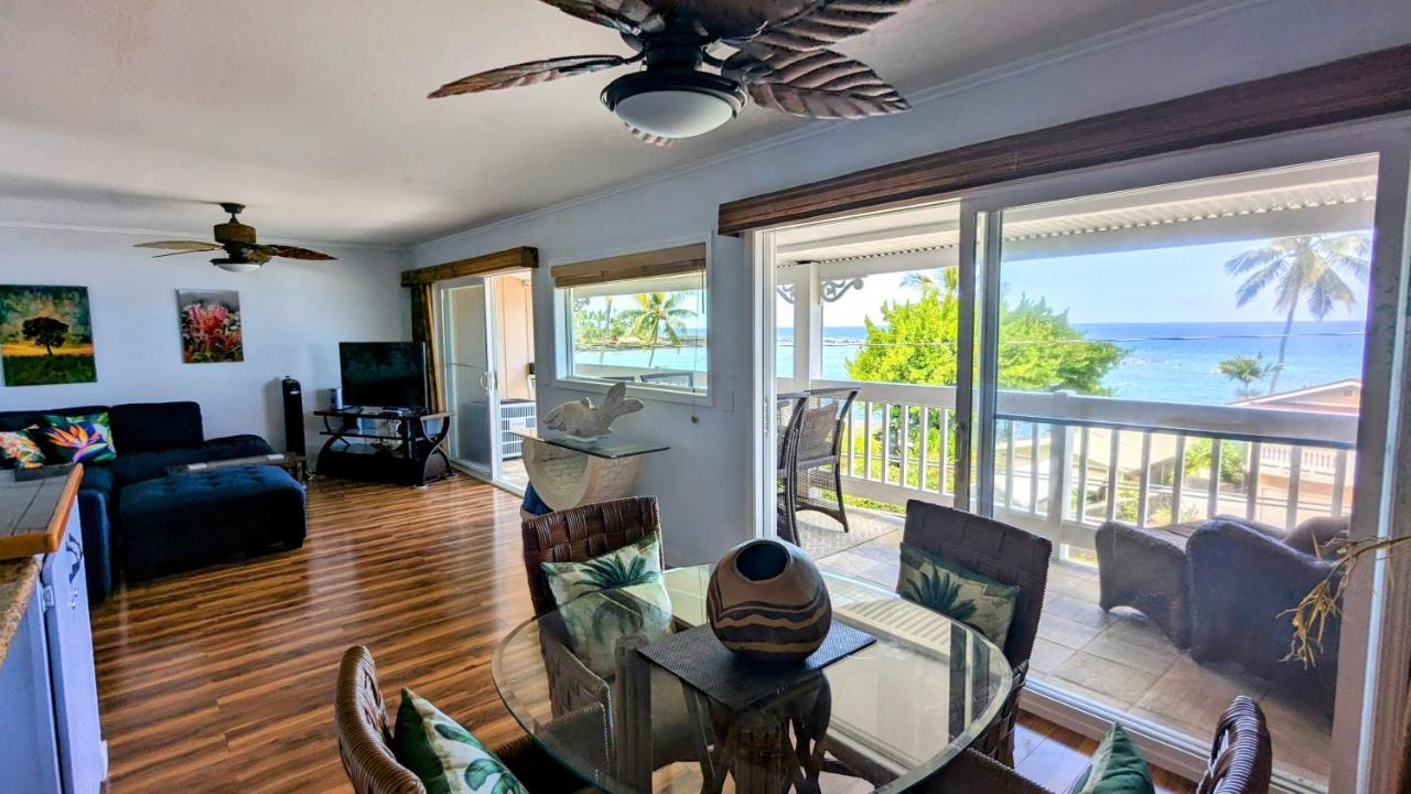 Seaspray Oceanview Leilighet Kailua-Kona Eksteriør bilde