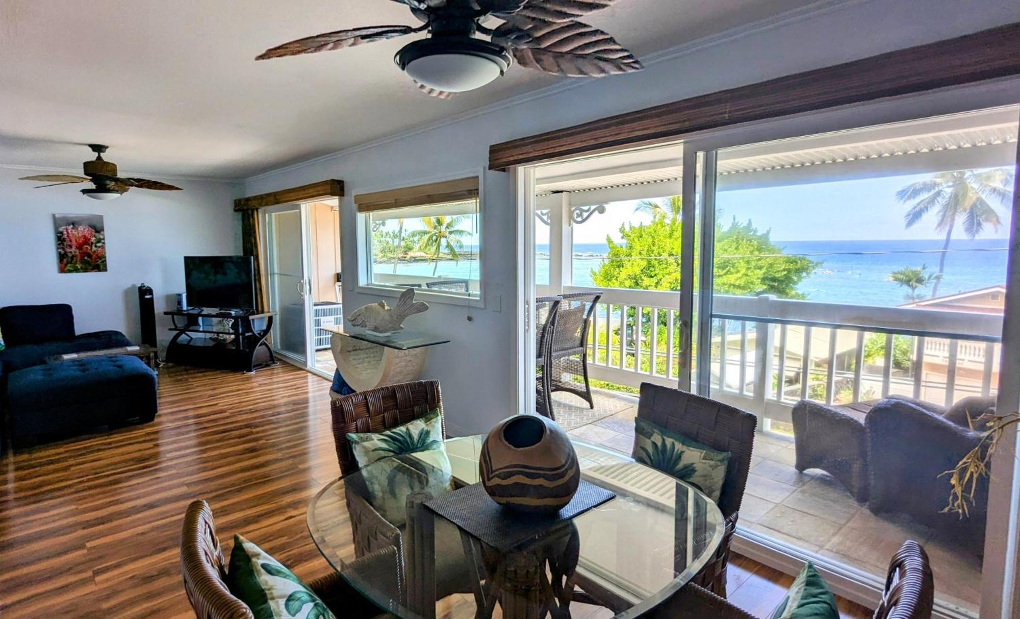 Seaspray Oceanview Leilighet Kailua-Kona Eksteriør bilde