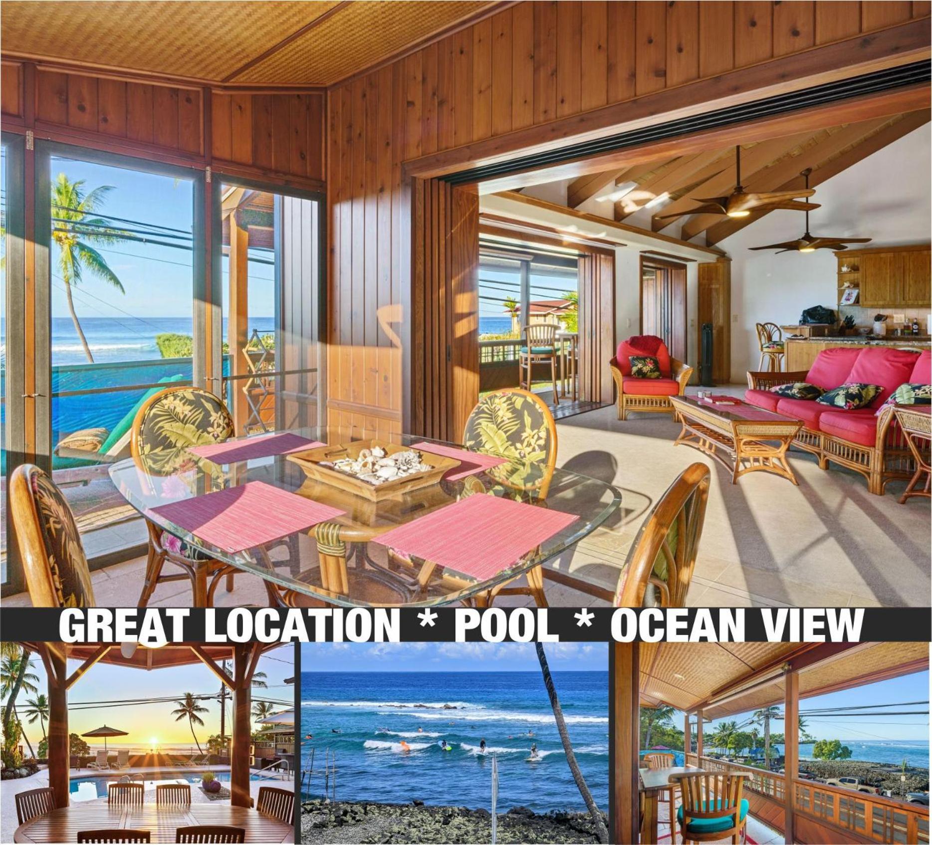 Seaspray Oceanview Leilighet Kailua-Kona Eksteriør bilde